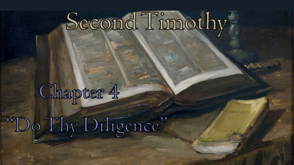 “Do Thy Diligence”