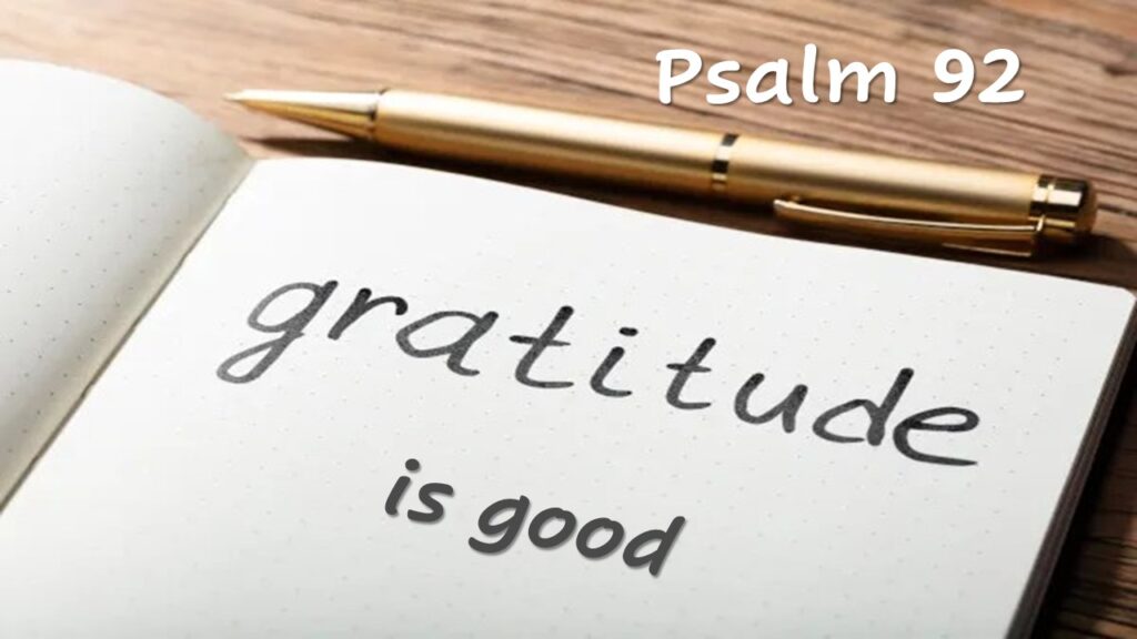 Gratitude Is Good