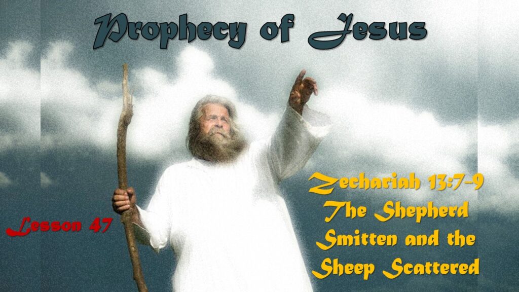 Prophecy of Jesus – 47 – The Shepherd Smitten and the Sheep Scattered