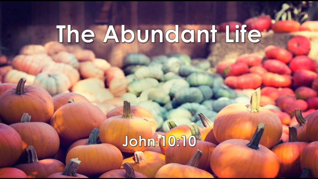 The Abundant Life
