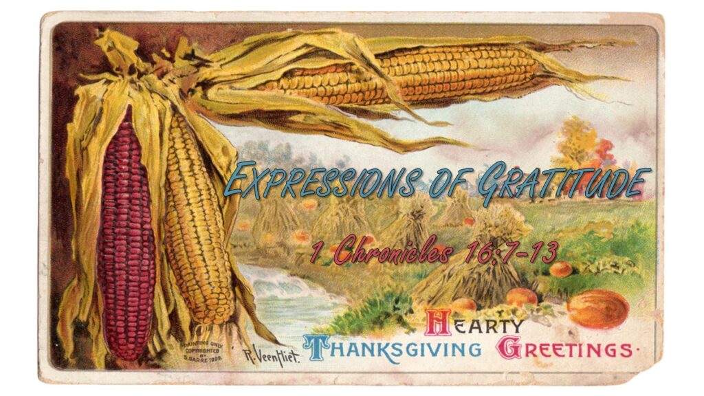 Expressions of Gratitude